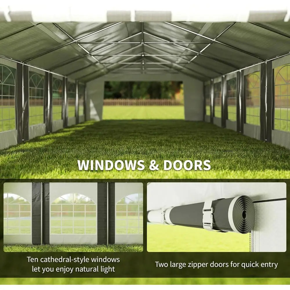 30ft x 20ft Party Tent with Removable Sides