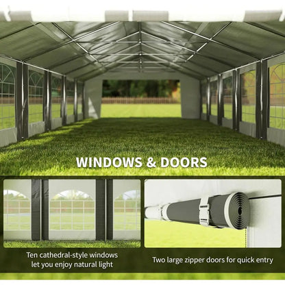 30ft x 20ft Party Tent with Removable Sides