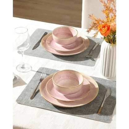 12 piece Porcelain Plates and Bowls Set