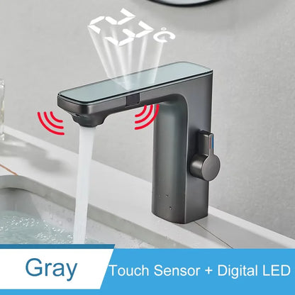 Faucets Touch Sensor Digital LED Temperature Display