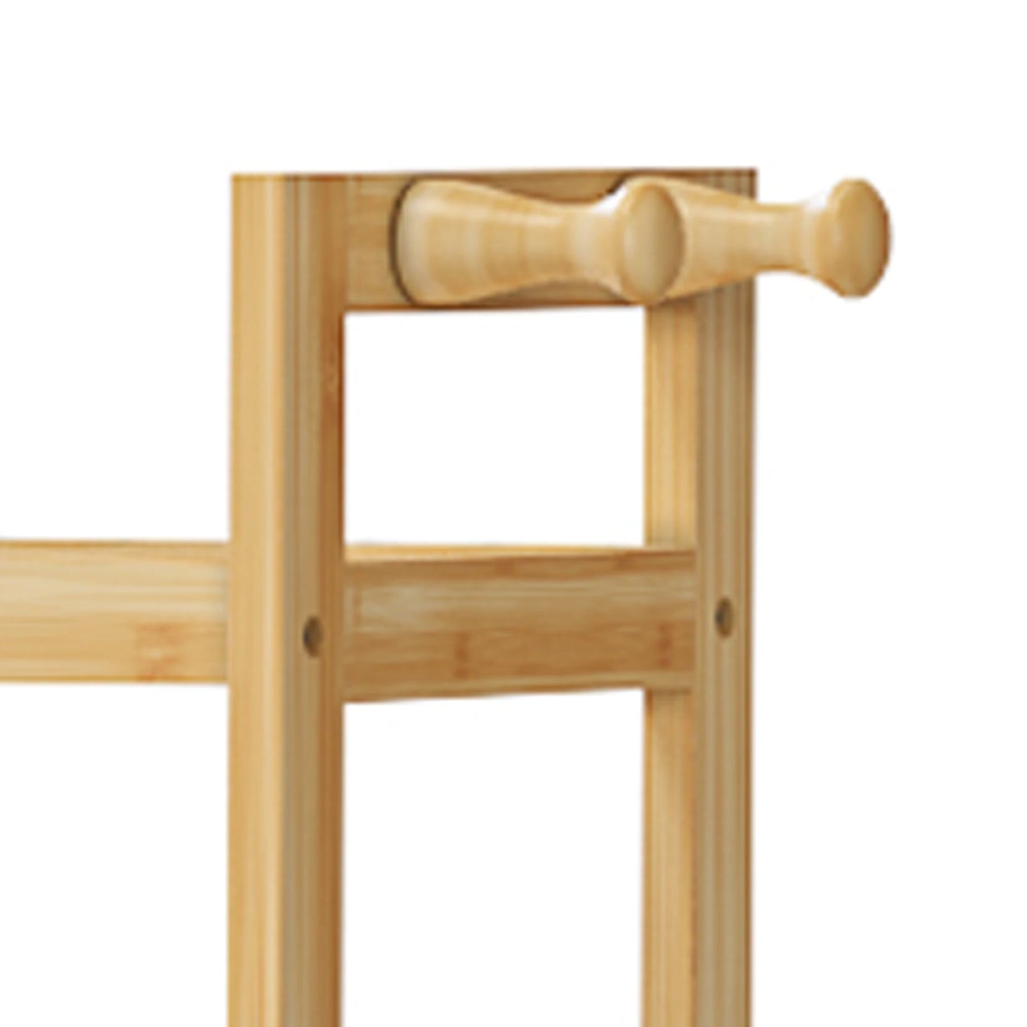 Bamboo 3-Layer Height Adjustable Shelf