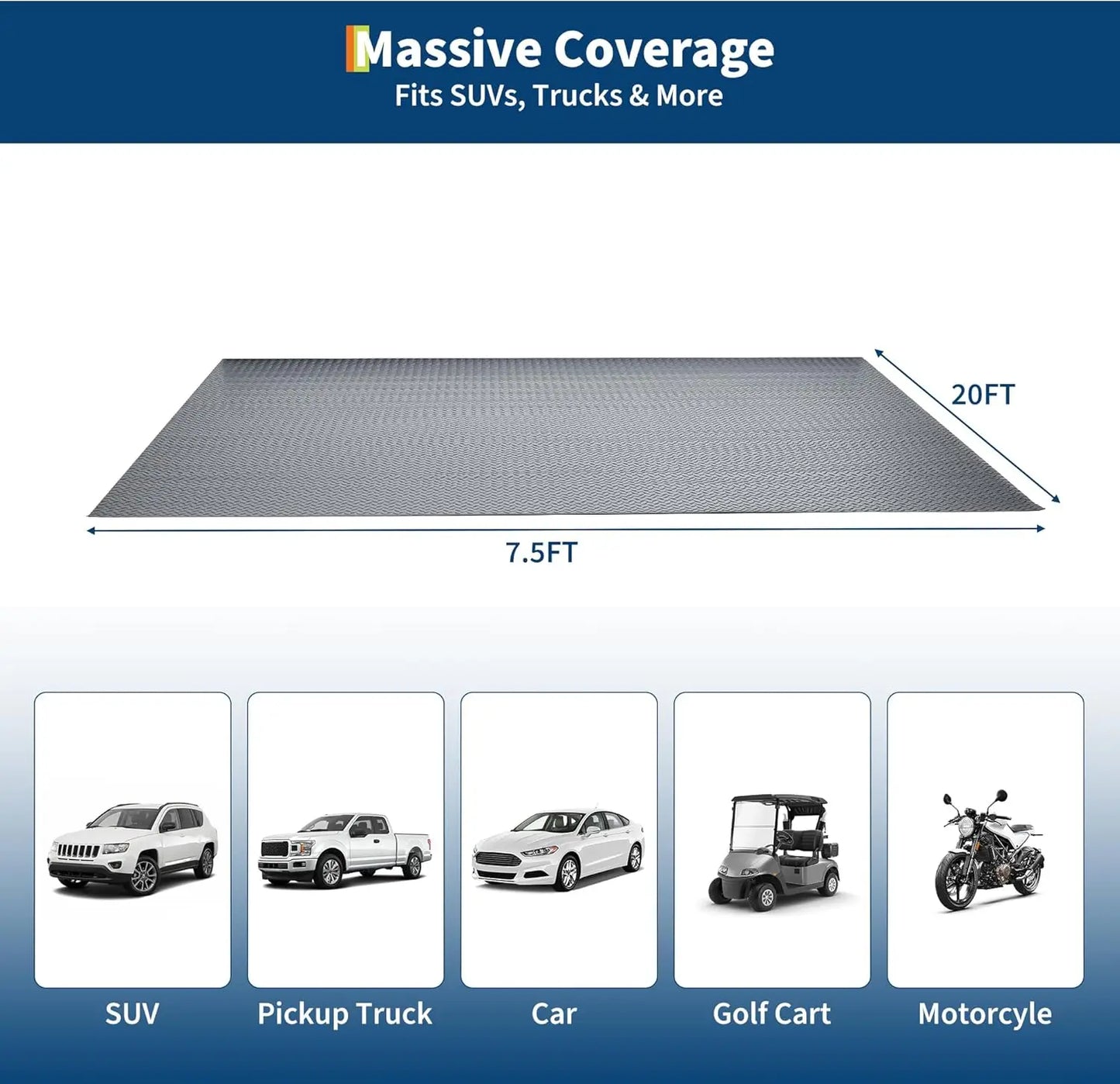 Diamond Plate Garage Floor Mat