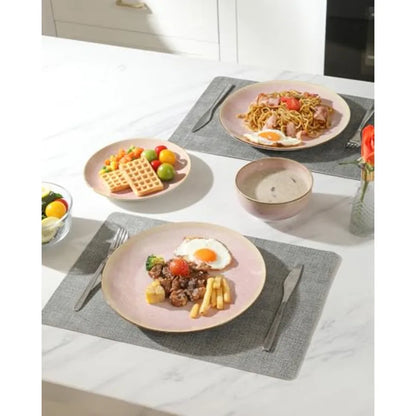12 piece Porcelain Plates and Bowls Set