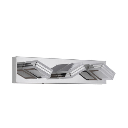 LED Black/Chrome Vanity Lights