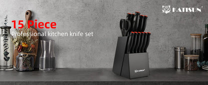 Kitchen Knife Block Set