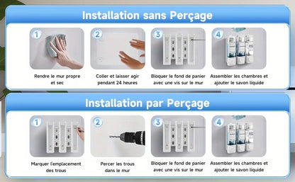 3-in-1 Shampoo Conditioner Body Wash Dispenser