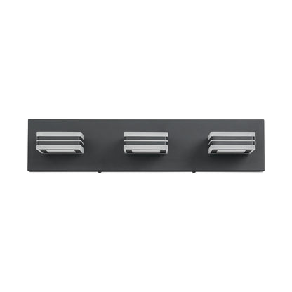 LED Black/Chrome Vanity Lights