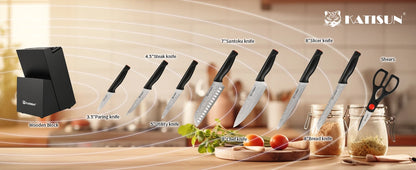 Kitchen Knife Block Set