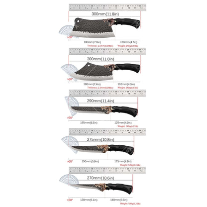 Chef Knife Set Forged Stainless Steel