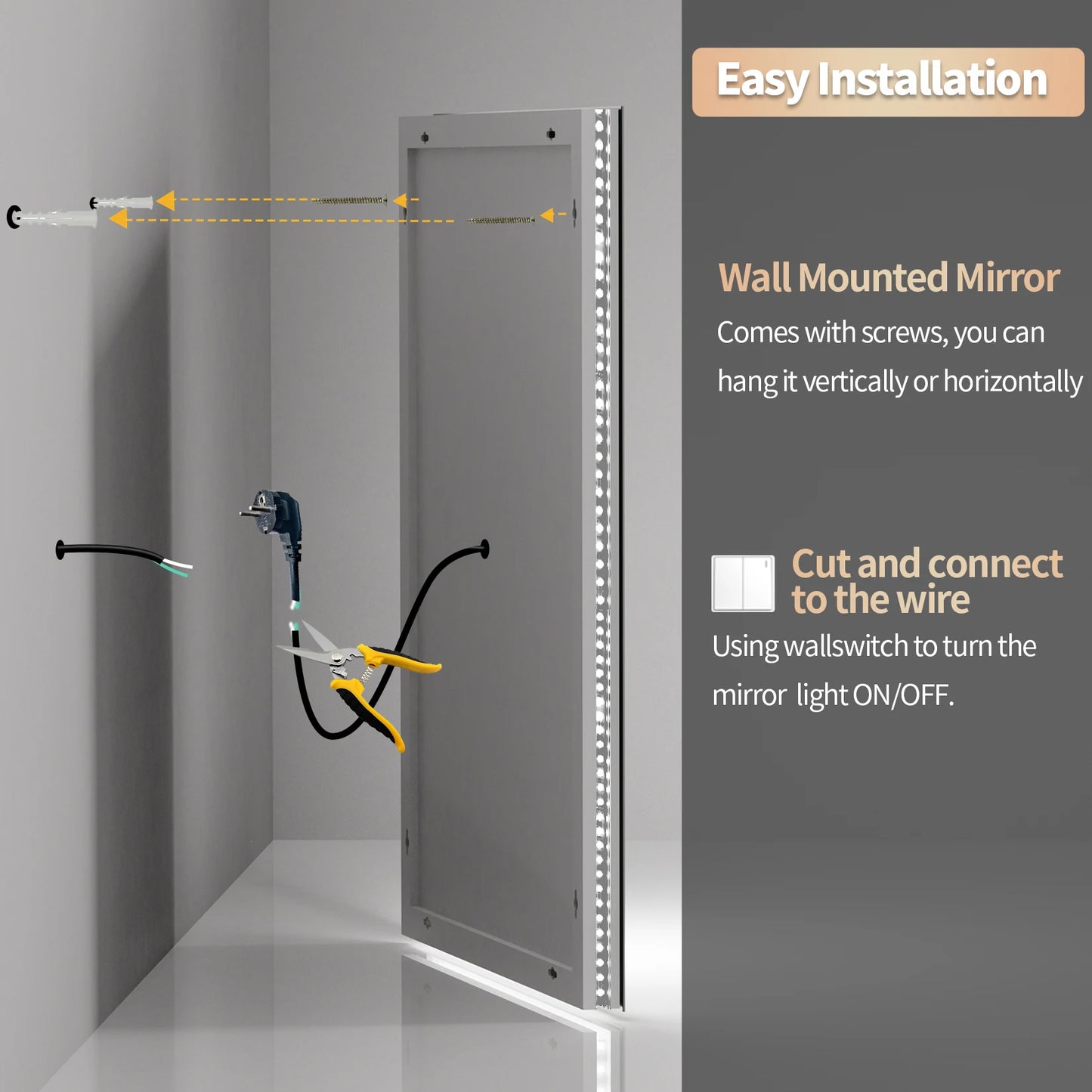 Extra Large Mirror LED