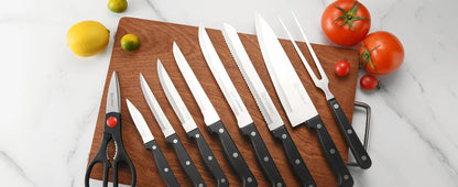 Carbon Steel Knife Block Set