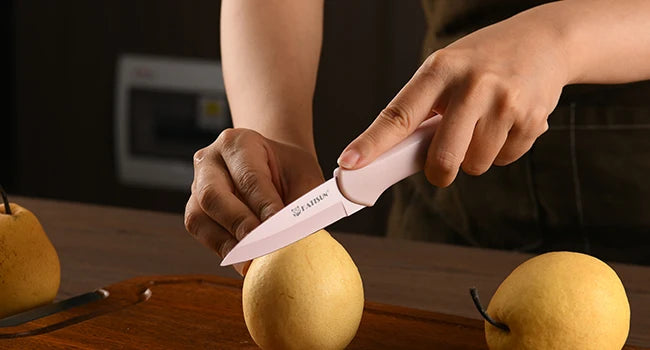 Pink Kitchen Knife Set