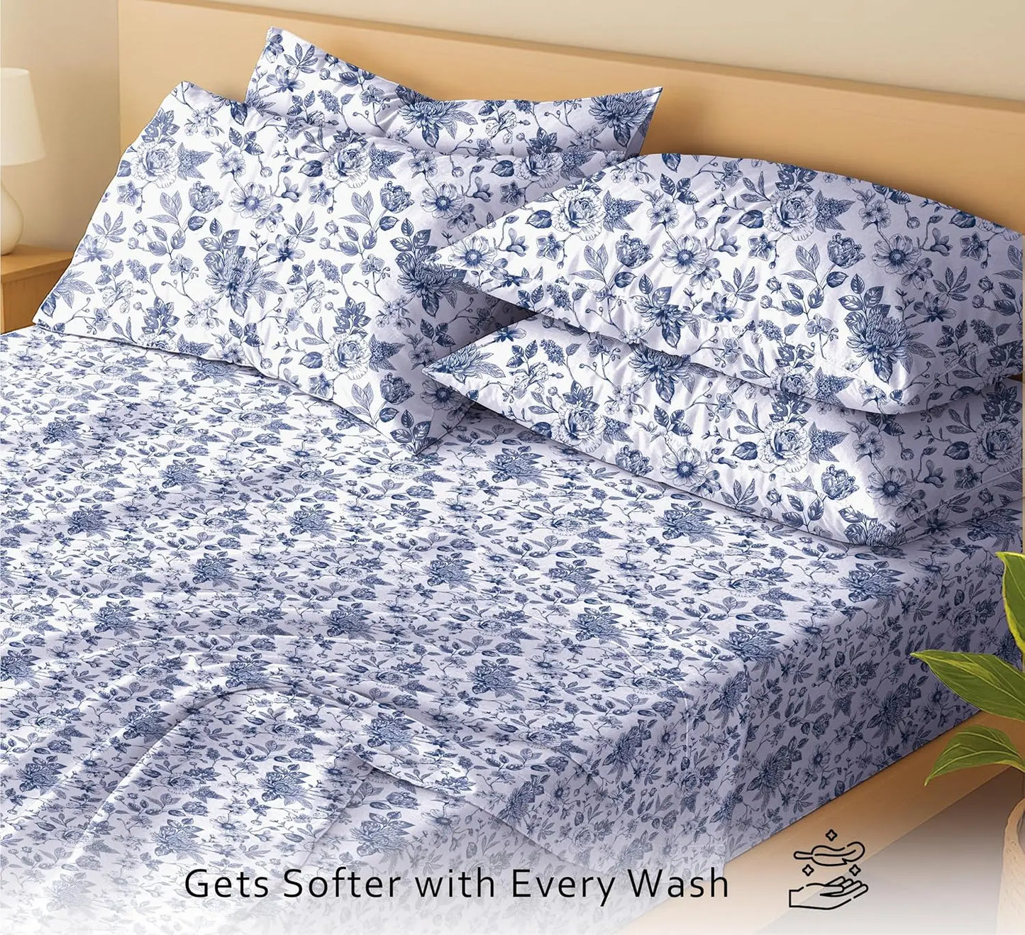 6-Piece Cotton Sheets Set