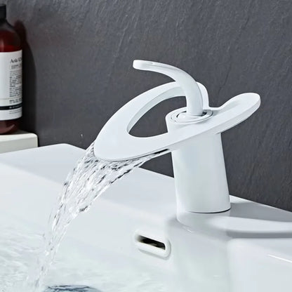 Waterfall Basin Faucet Deck Mounted