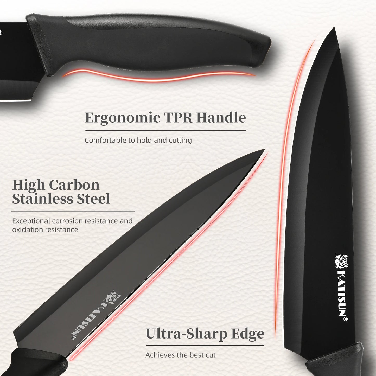 Carbon Steel Knife Set