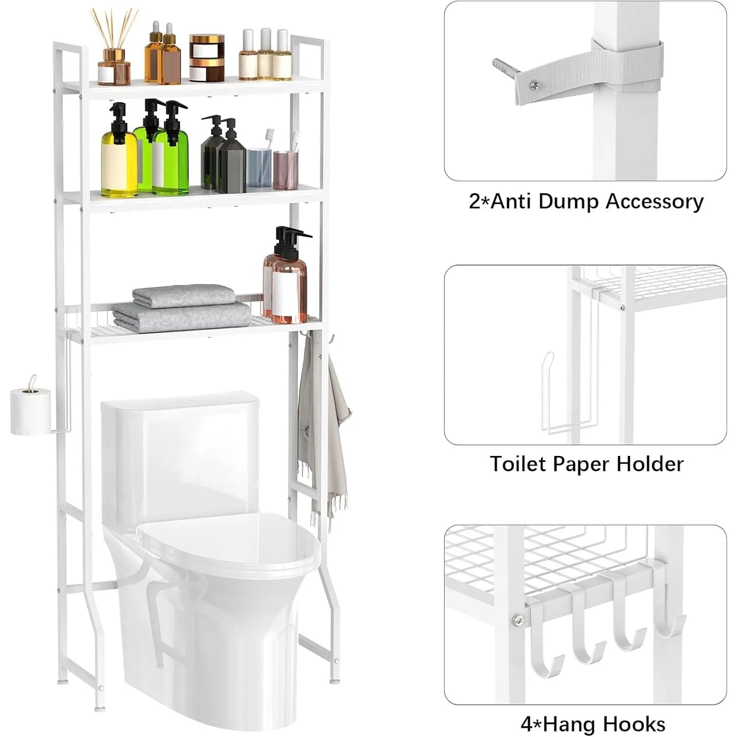 3-Tier Freestanding Storage Organizer