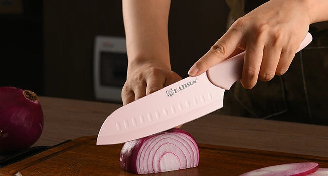 Pink Kitchen Knife Set