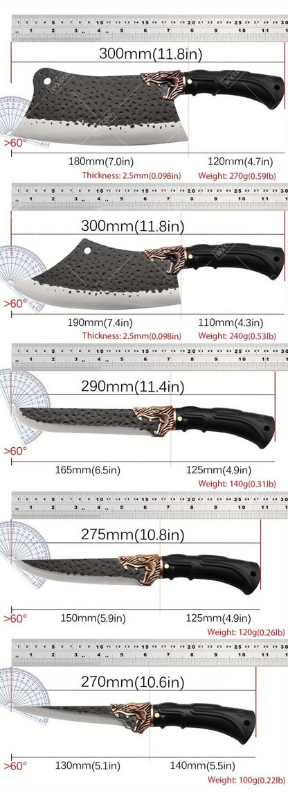 Chef Knife Set Forged Stainless Steel