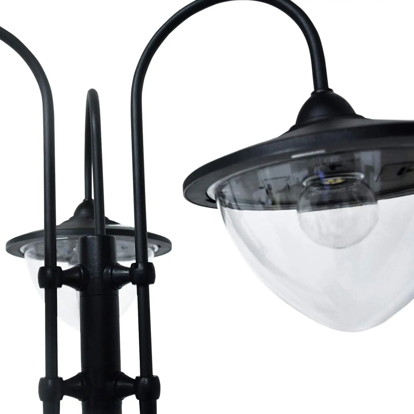 Solar LED Lamp Post Street Light with Planter, Automatic