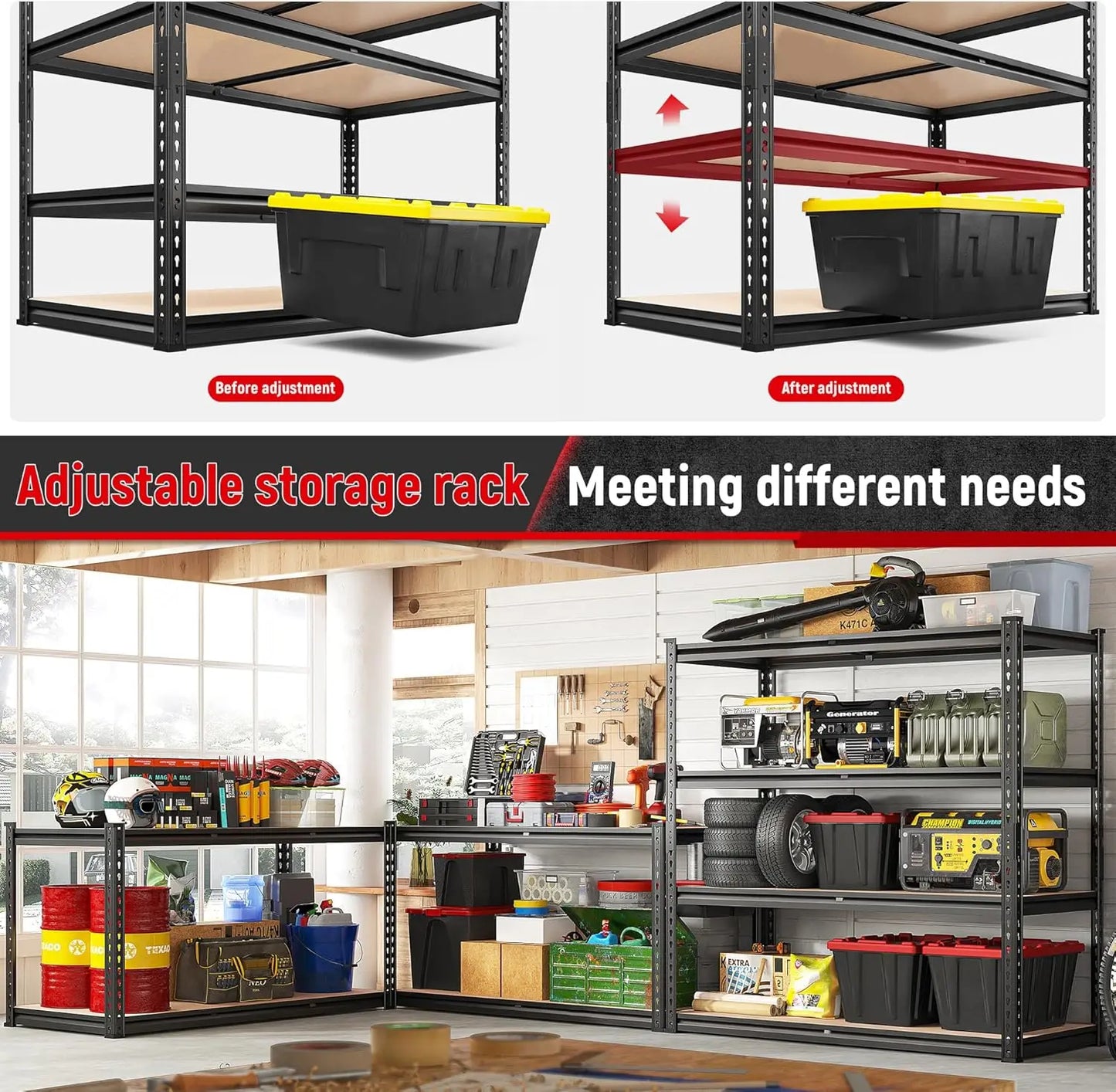 5 Tier Storage Shelves