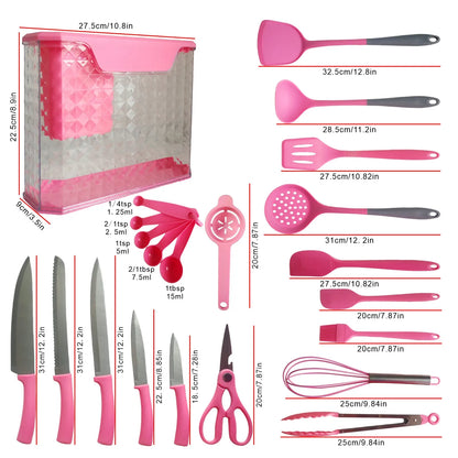 Knife Set Perfect for Various Cooking Tasks