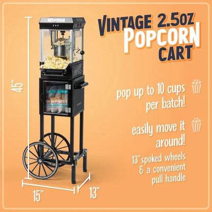 Garden  Popcorn Machine - Makes Up To 10 Cups