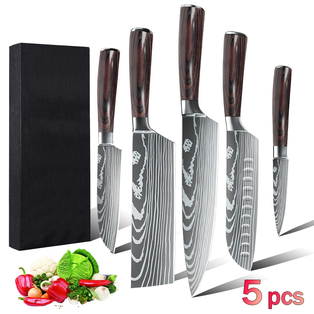 5 piece Knife Set