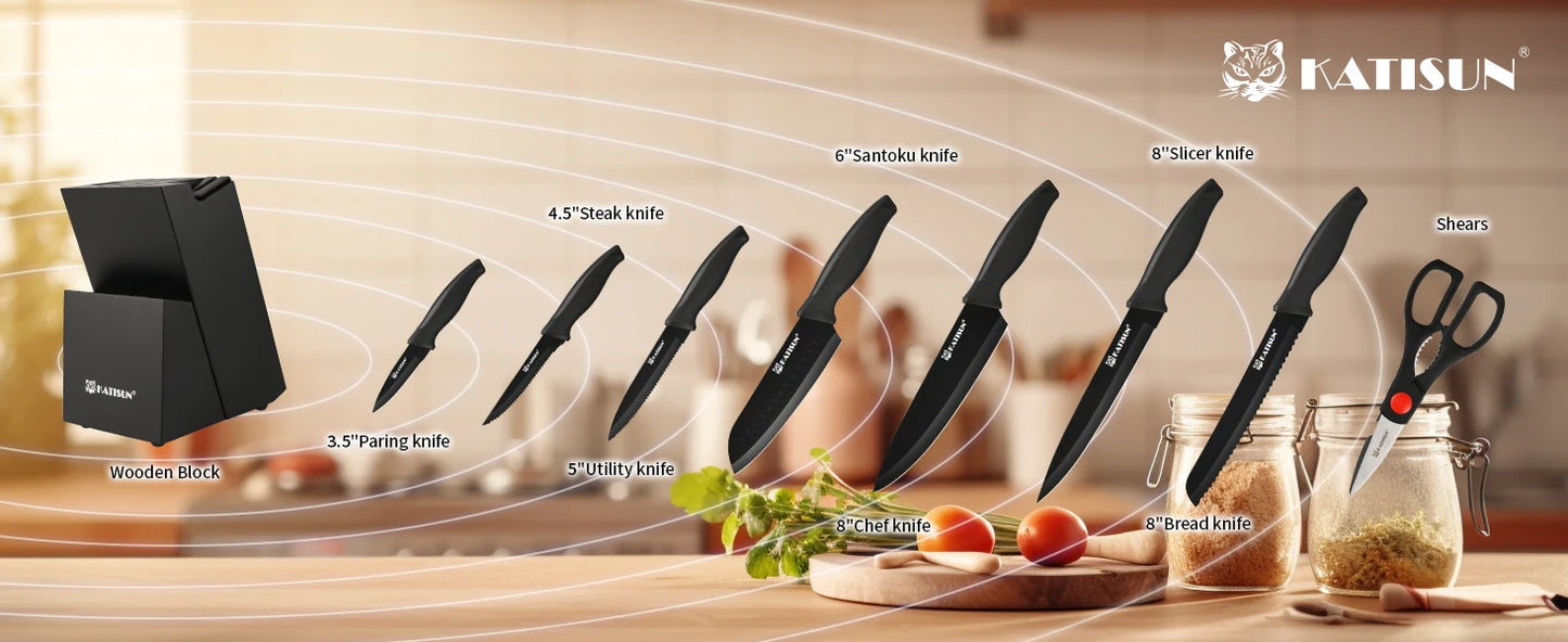 Carbon Steel Knife Set