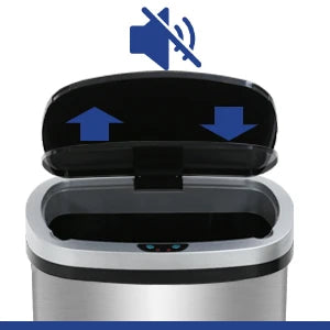 Trash Can with Automatic Lid