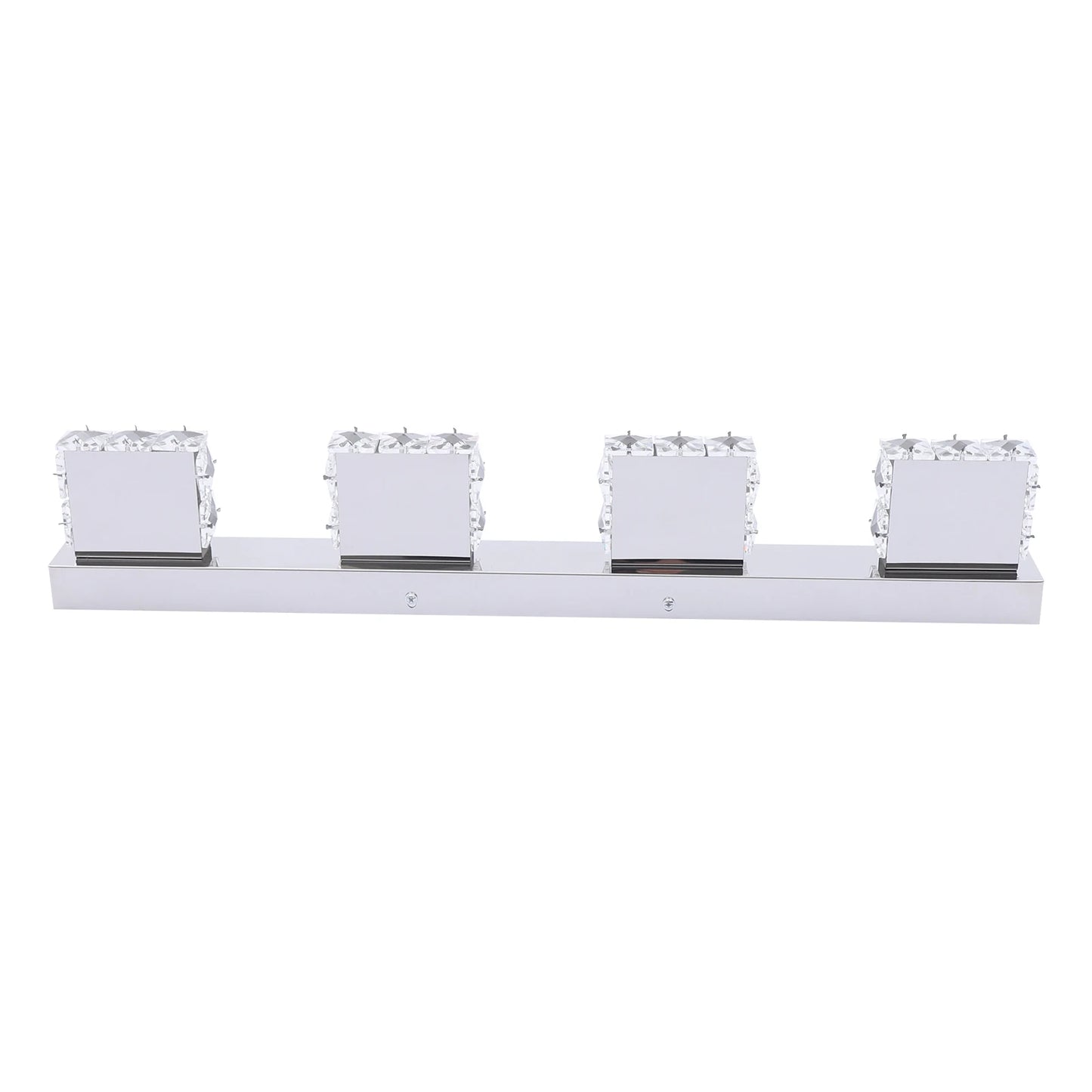 4-Head Crystal Mirror Light LED Wall Sconce