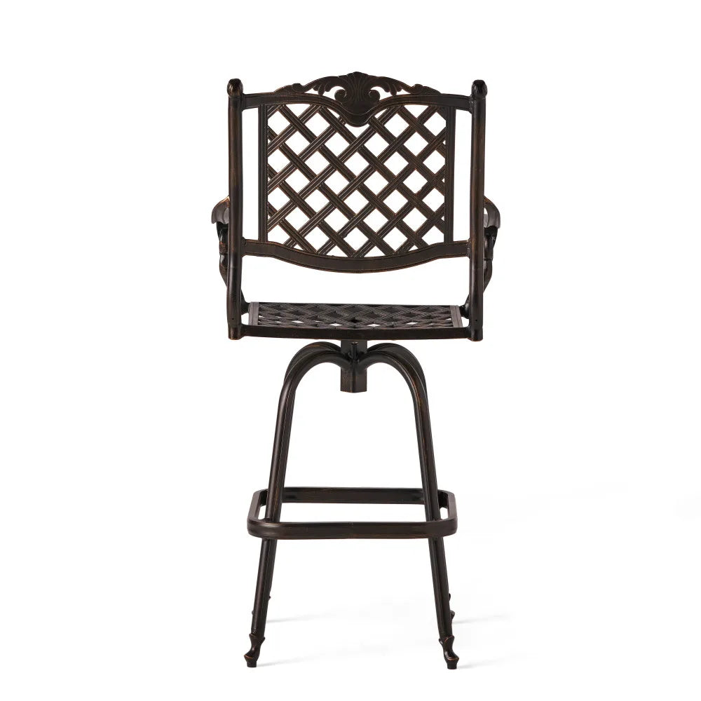 Cast Aluminum Bar Stool