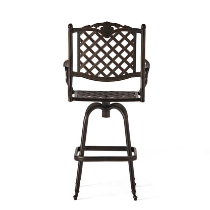 Cast Aluminum Bar Stool