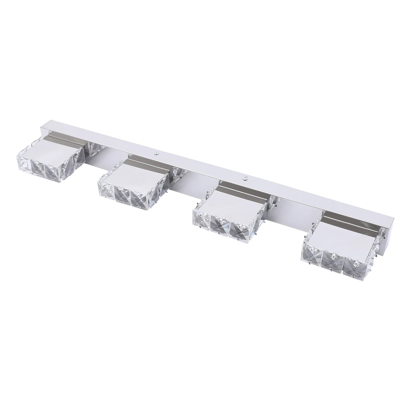 4-Head Crystal Mirror Light LED Wall Sconce
