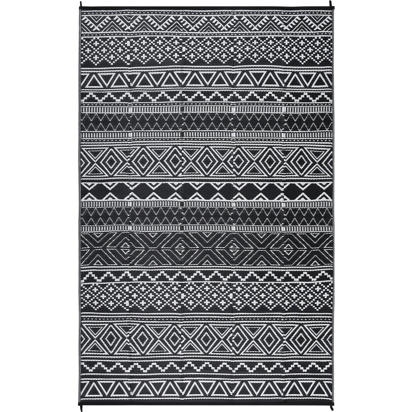 Reversible Waterproof 6x9 Patio Plastic Straw Rug