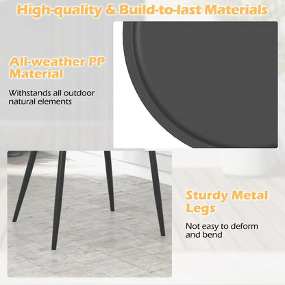 Heavy Duty Patio Bistro Set Table and 2 Chairs