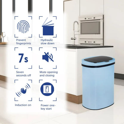Trash Can with Automatic Lid