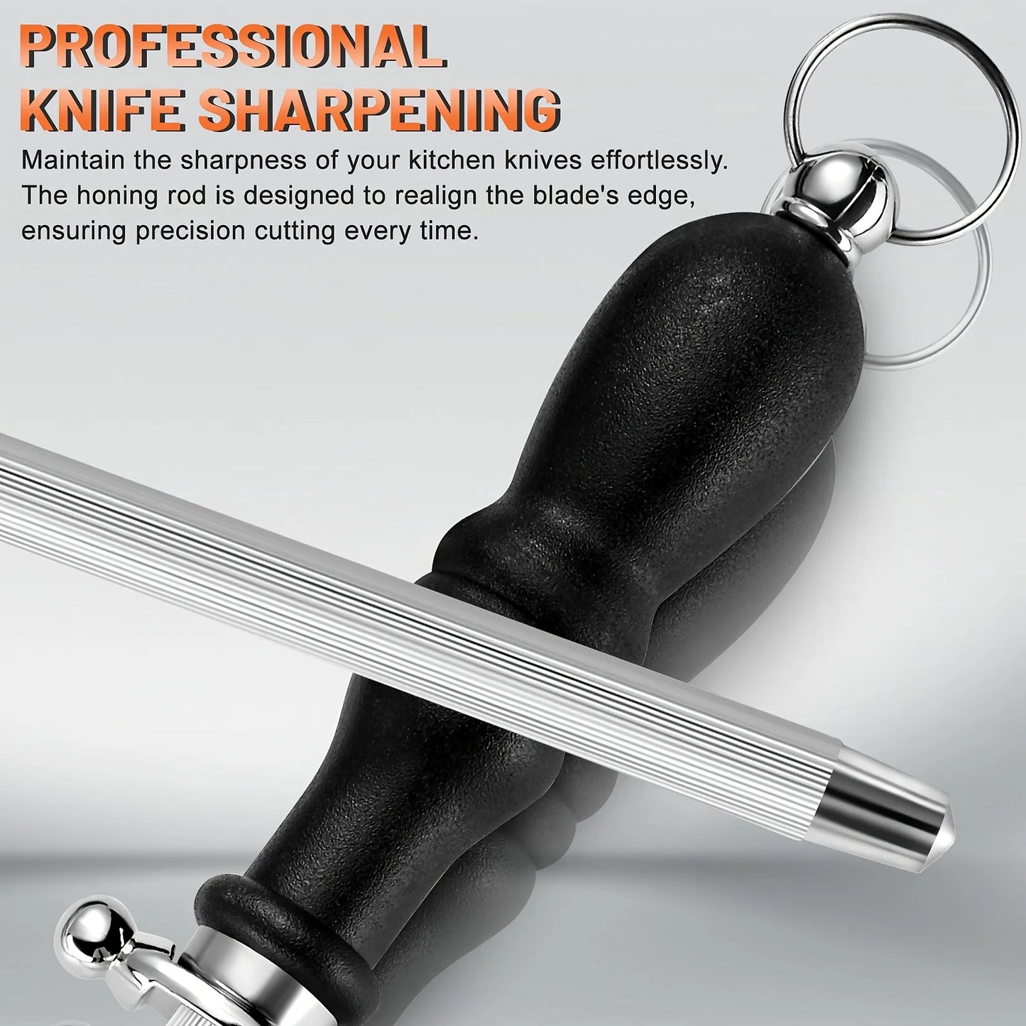 Slicing Knife and Sharpening Rod
