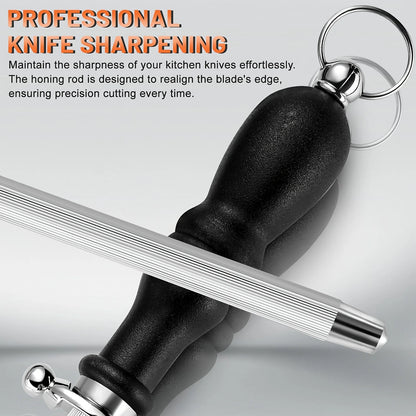 Slicing Knife and Sharpening Rod
