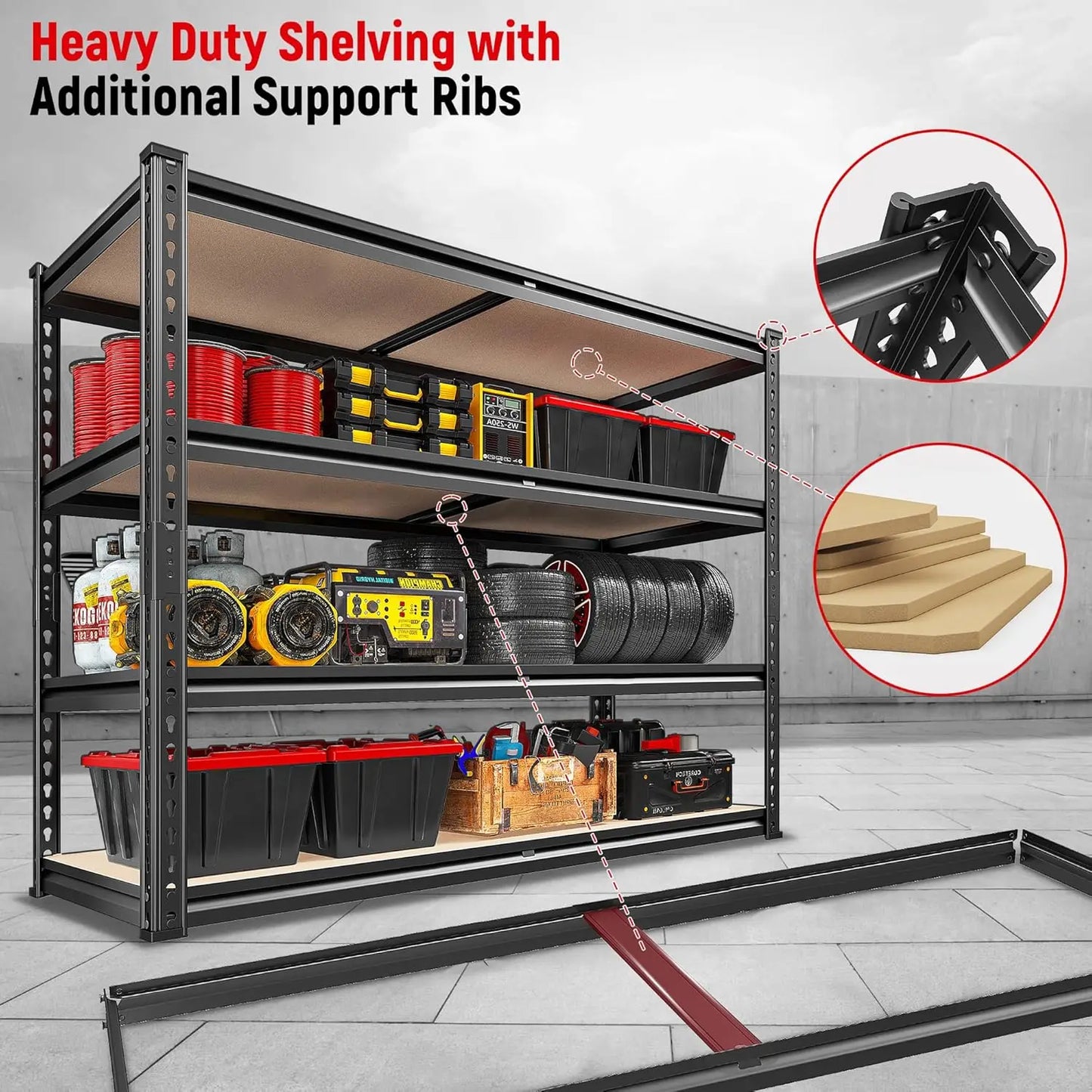 5 Tier Storage Shelves