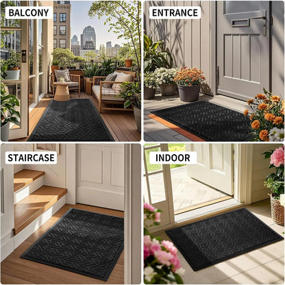 Large Door Mat 36x24, Waterproof Heavy Duty
