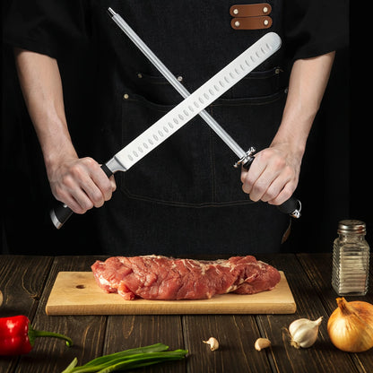 Slicing Knife and Sharpening Rod
