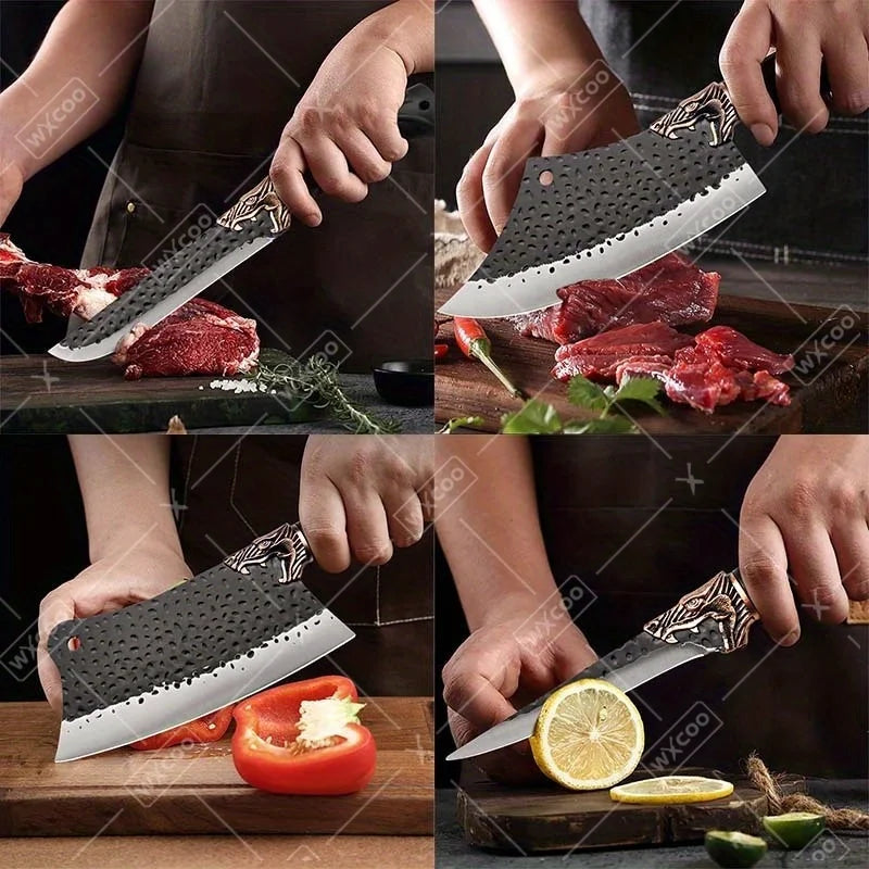 Chef Knife Set Forged Stainless Steel