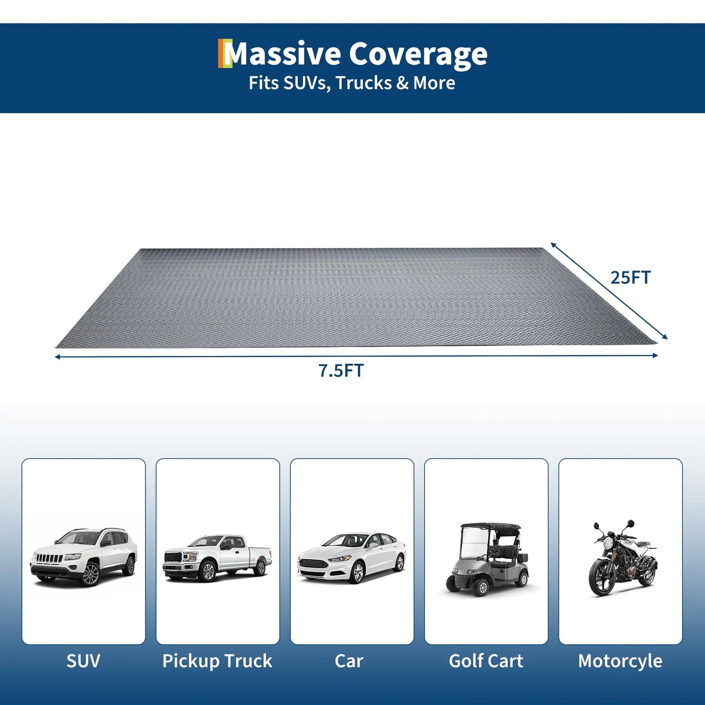 Diamond Plate Garage Floor Mat