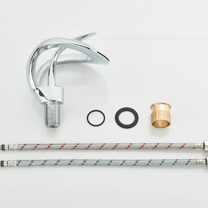 Waterfall Basin Faucet Deck Mounted