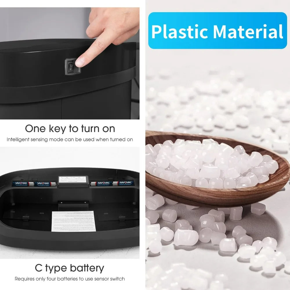 Trash Can with Automatic Lid
