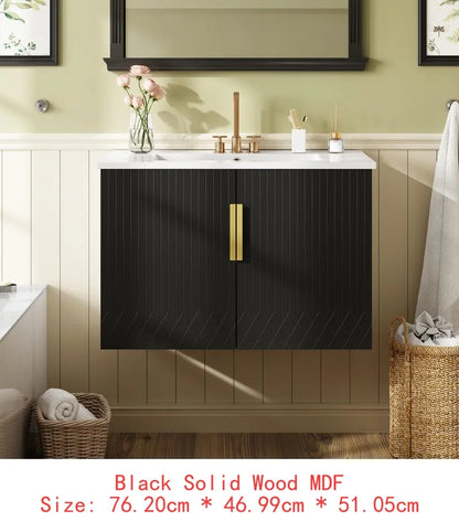 Bathroom Vanity Set with Separate Ceramic Sink