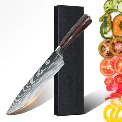 3 Piece High Carbon Stainless Steel Chef Knife set