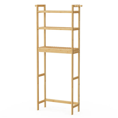 Bamboo 3-Layer Height Adjustable Shelf