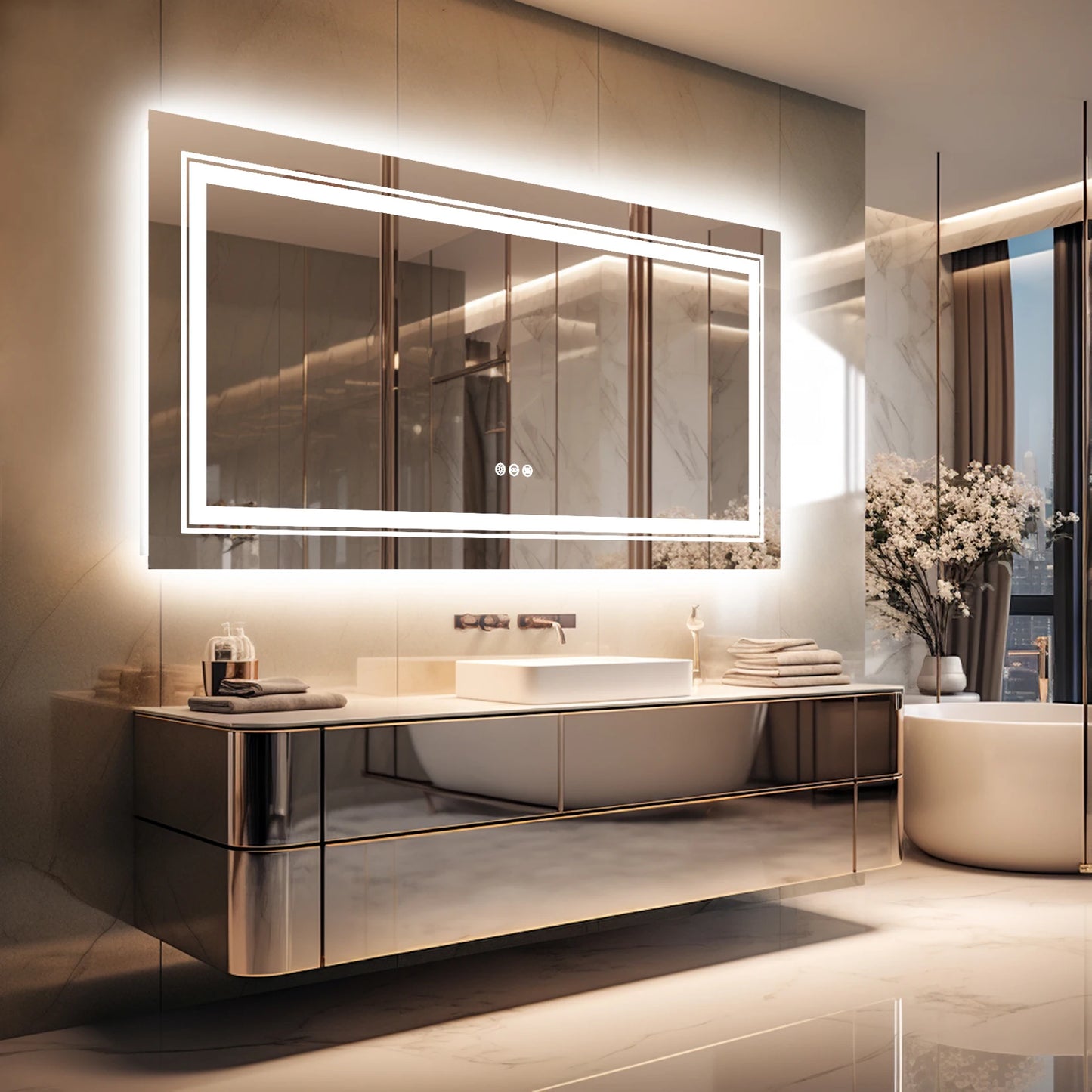 Extra Large Mirror LED
