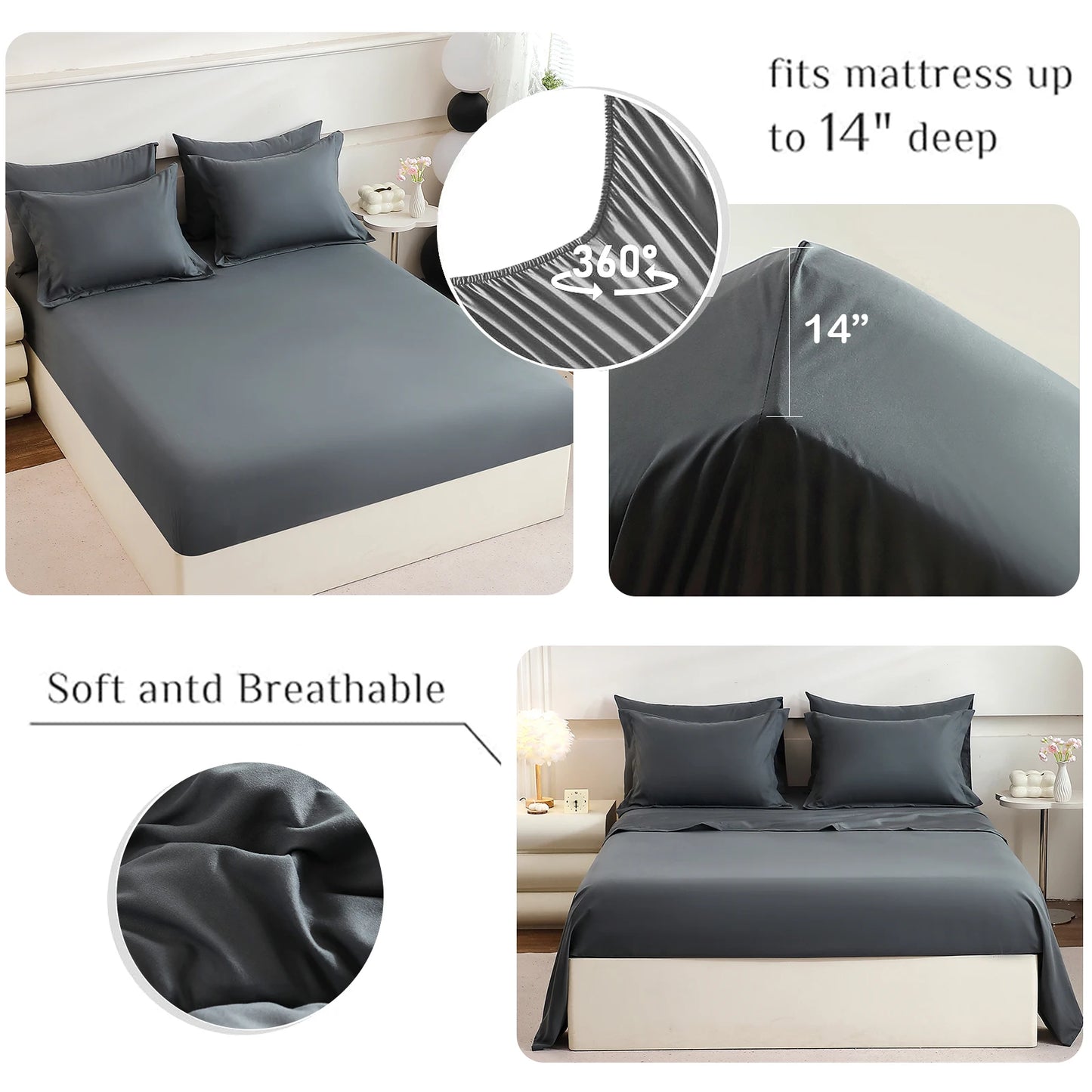 5pcs/7pcs Bedding Sets